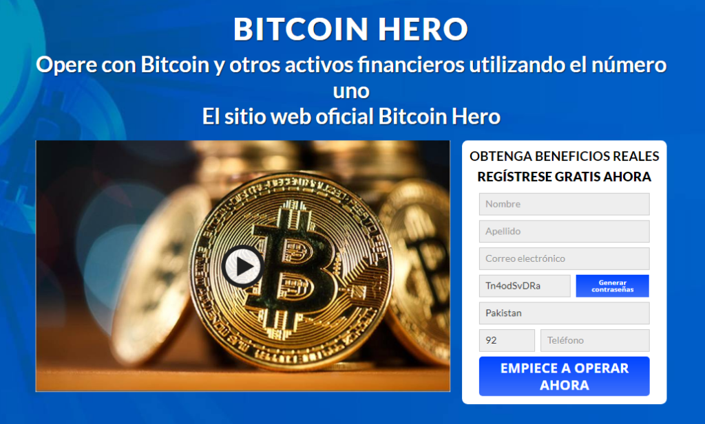 Revisión de Bitcoin Hero : ¿Es legítimo o una estafa?
