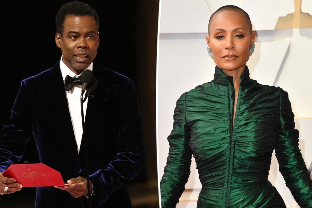 Chris Rock improvisó una broma calva de Jada Pinkett Smith en los Oscar 2022