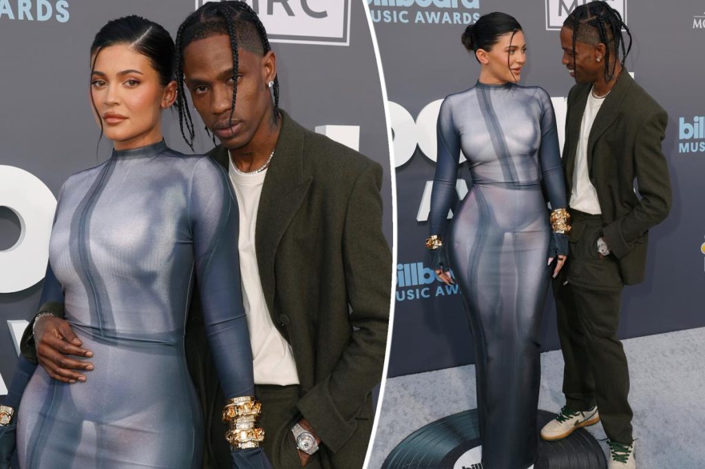 Kylie Jenner luce un vestido ‘desnudo’ en la alfombra roja de los Billboard Music Awards 2022