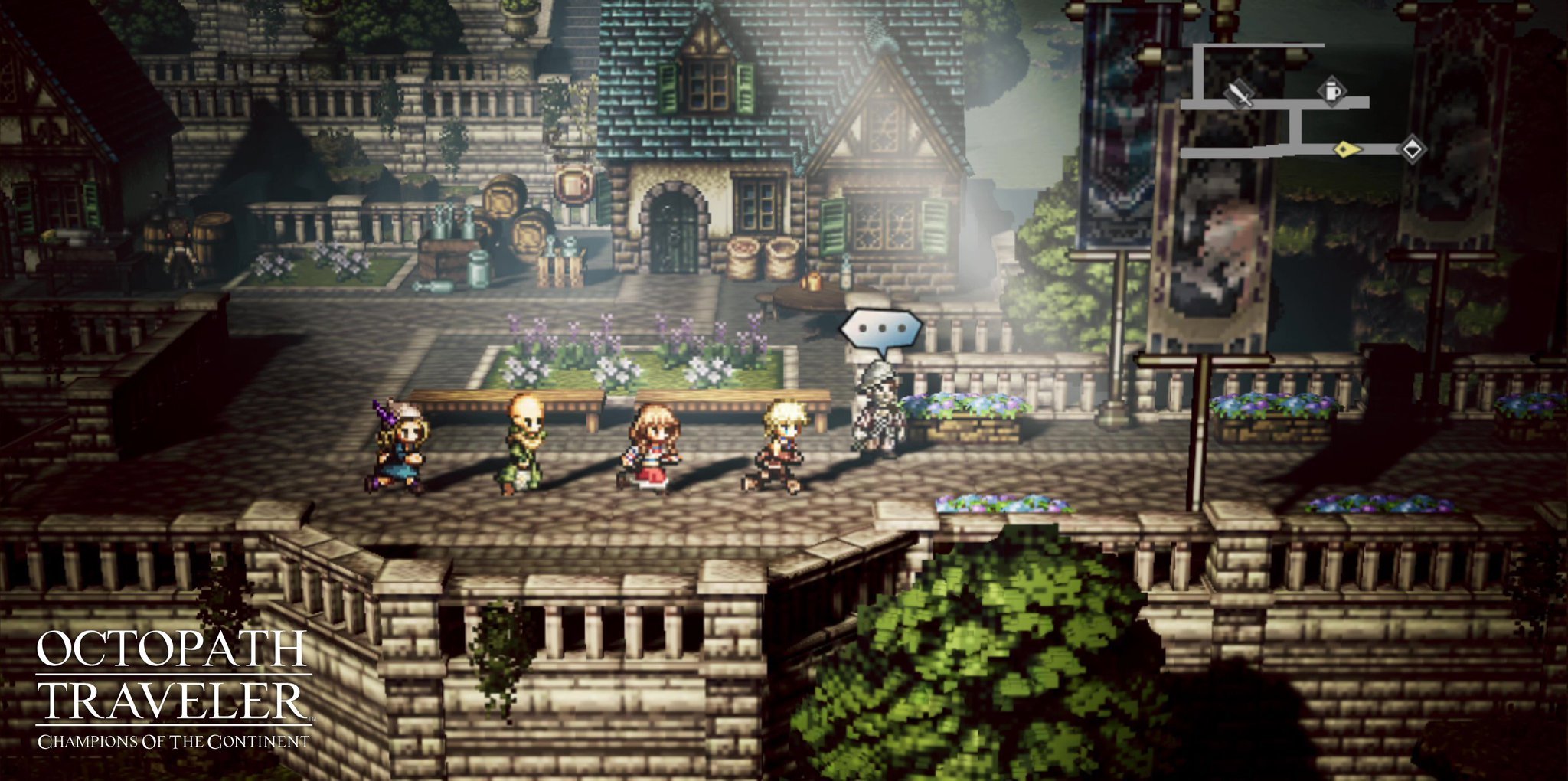 Octopath Traveler: Campeones del Continente